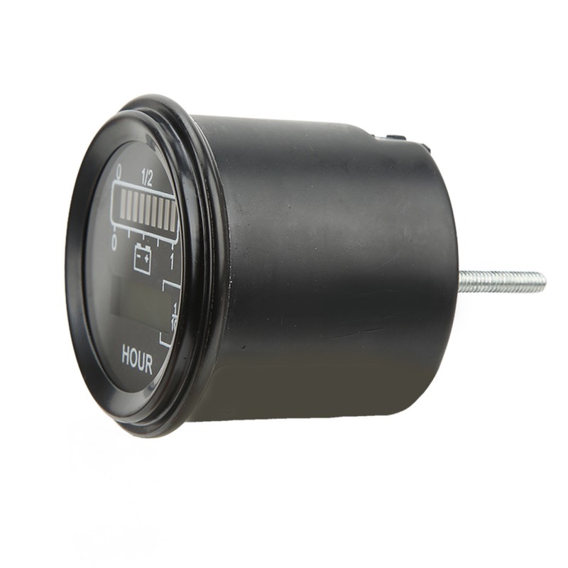 24V Round Battery Gauge 10 Levels LED Battery Indicator for