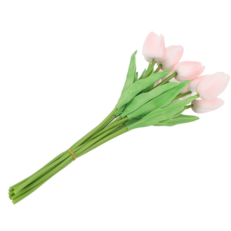 10pcs Artificial Tulip Flowers High Simulation Flowers Decor for Living