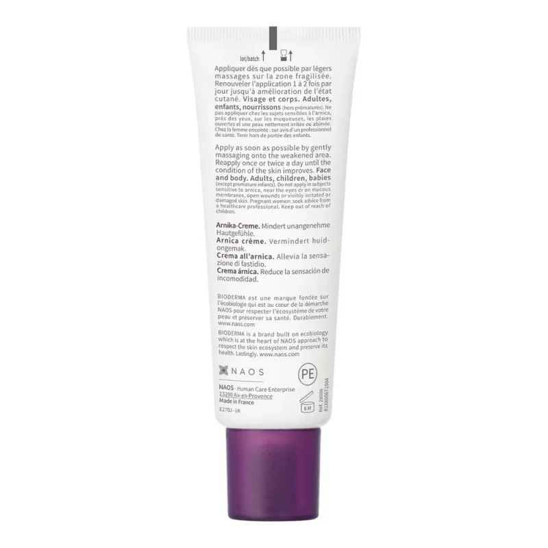 Bioderma Cicabio Árnica+, Crema Descongestiva para Golpes y Moretones, 40