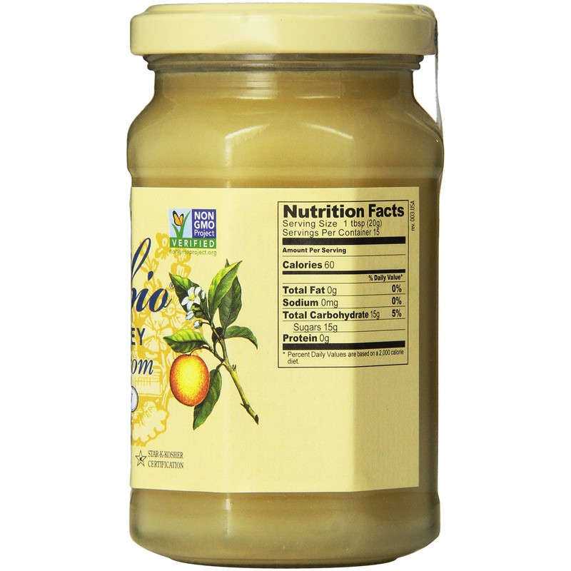 Rigoni Di Asiago Mielbio Italian Raw and Creamy Honey, Orange