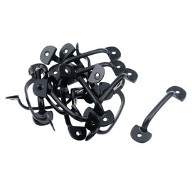 Antrader Mini Cabinet Hardware Handle Pulls, Black, Approx. 2" (50mm) Hole Centers, Pack of 16