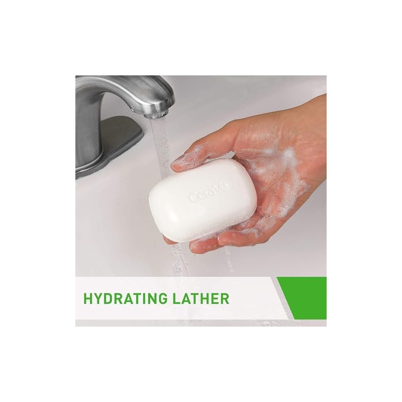 CeraVe Barra de limpieza hidratante 127,6 g (Paquete de 6)