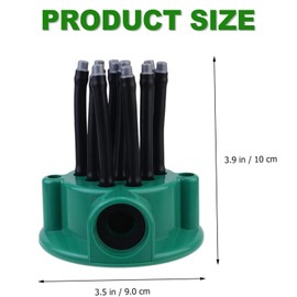 IONPSHG Garden Sprinkler Head, Adjustable Angle Lawn Sprinkler with 360 Degree Rotation, Multi-Head Automatic Sprinkler System for Agricultural Irrigation and Yard Watering