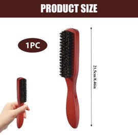 tiyiyok Haarbürste Wildschweinborsten, Erhältlich für Männer und Frauen Hair Brush, Dickes, Krauses, Trockenes Oder Strapaziertes Haar Sowie Styling und Pflege für Kinder, Ergonomisch Geformter Griff