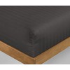 Luxevoir® Single Fitted Sheet - Ultrasoft Satin Stripe Microfiber -