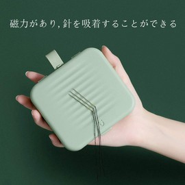 2021 New Sewing Set, Magnetic Storage Case, Double Layer Design, Sewing Set, Sewing Machine Accessories, Includes Storage Case, Elementary School Students, Home Economics, Unisex, Home, Adults, Kids, Portable, Portable, Vibrant Colors, High Weight, Profe