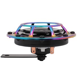 12V Electric Compact Grill-Mount Disc Car Motorcycle Air Horn for Cars Scooters SUVs Boat Vans Colorful