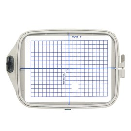 Sew Tech Embroidery Hoop A for Janome MC 350E 300E 9500 9700 10000 10001 Memory Craft Bernina DECO330 340 Elna 820 8200 8300 8600 etc. (4.3×5"/110×126mm)