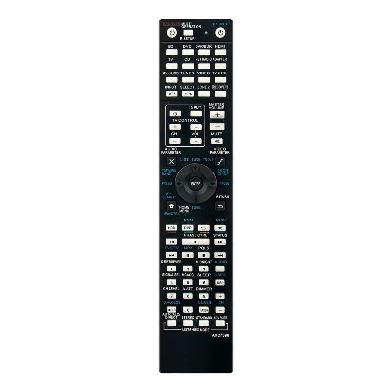 For Pioneer AXD7596 Replace Remote for Pioneer Elite VSX-1020-K VSX-1025