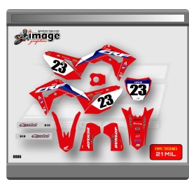 IMAGE GRAPHICS HONDA CRF450R 2017 2018 2019 2020  250r 18-21  GRAPHICS KIT SEMI CUSTOM