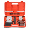DNA MOTORING Heavy-Duty Dual-Chuck Bearing Puller,5 Ton Capacity 14pcs Bearing