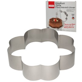 Lares Backform Kuchenform Backrahmen Backring Kleeblatt 6026