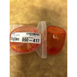 J&P Cycles (2) Indian Motorcycle Spirit Scout Chief Turn Signal Amber Plastic Lens Covers
