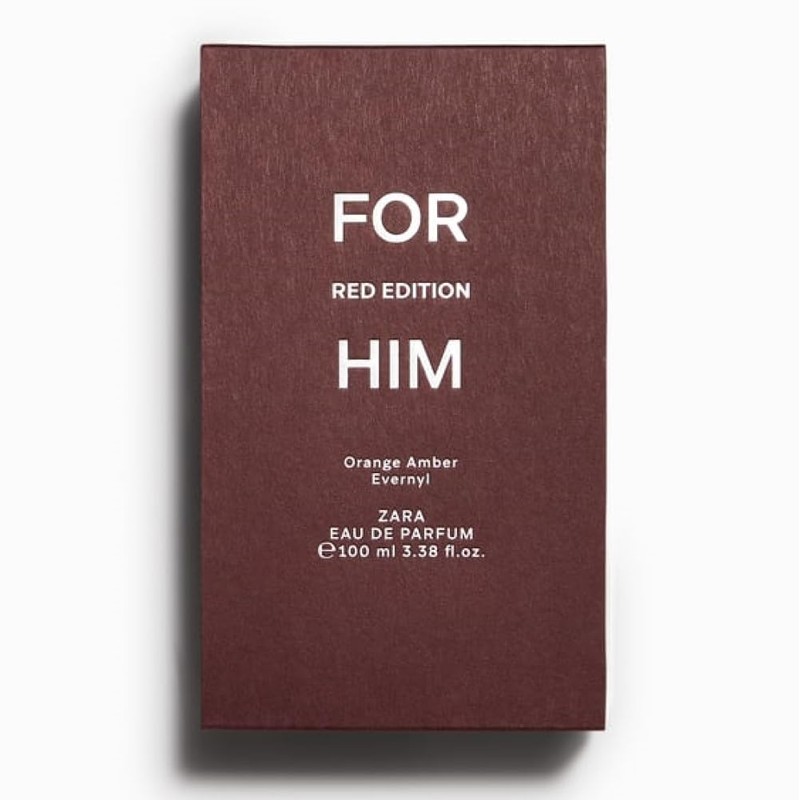 Zara For Him Red Edition Cologne for Men EDT Eau