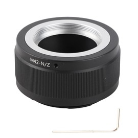 Qiilu M42 - Z Adapter - Z Series Cameras Compatible with Precision Aluminum Construction Allows Full Manual Focus and Quick Installation