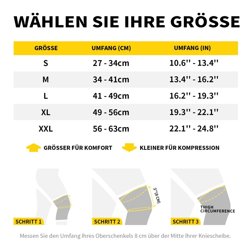 CAMBIVO 1 x knee support for men and women