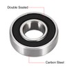 sourcing map 6001-2RS Double Sealed Ball Bearings 12 mm x