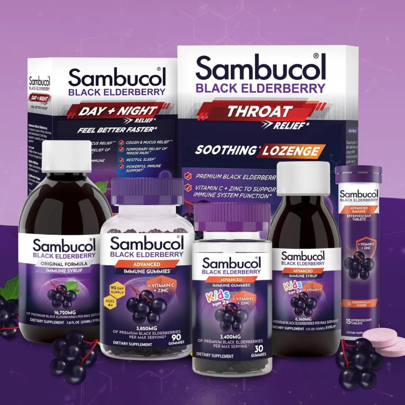 Gomitas Sambucol Sauco Negro Zinc Vitamina C 30 Uds