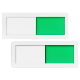 Operitacx 2 Pieces Free or Occupied Sliding Sign with Slider, Free or Occupied Sliding Signs, Occupied Toilet Sign for Waiting Rooms, Meeting Rooms, Room Status Room Sign, Silver, 10 x 4 cm