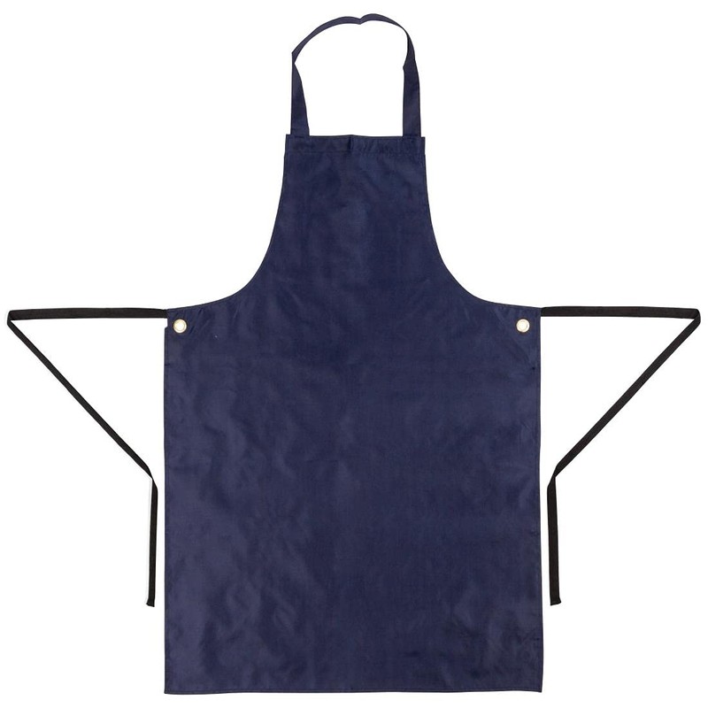 Whites Chefs Apparel Light Duty Waterproof Bib Apron Nylon Blue
