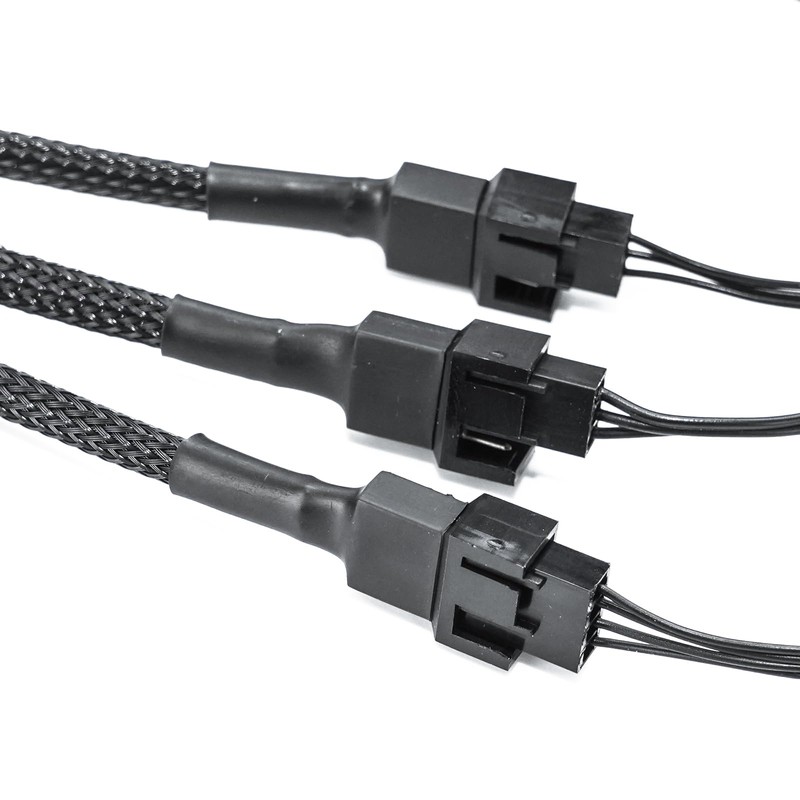DARKROCK 2 Pack PC Fan Extension 1 to 3 Converter