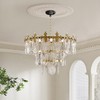 VILLCASE Retro Ceiling Canopy Black Metal with Hooks, Vintage Lamp