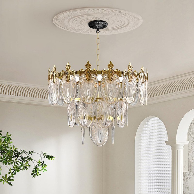 VILLCASE Retro Ceiling Canopy Black Metal with Hooks, Vintage Lamp