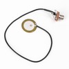 Silver Black Piezo with Transducers Microphone Pickup for Ukulele Mandolin