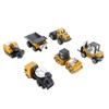 6pcs 1:64 Construction Vehicle Toy Mini Decoration Alloy Construction Vehicle