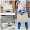 Fireproof Document Box with Combination Lock,Fireproof Money Bag Included-Secure Storage