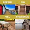 PC Products Wood Repair Epoxy Paste and Wood Hardener Kit,