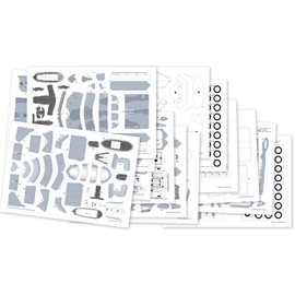 F-22 Raptor Papercraft/Paper Model/Paper Model/Paper Model Kit pc5