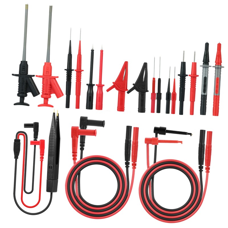 MK30 21pcs Electronic Test Lead Kits Multimeter Lead with Alligator