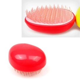 Portable hair comb for short hair BIZ hair brush comb pink / 단발머리 휴대용 머리빗 BIZ헤어 브러쉬 빗 핑크