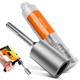 Niuny SDS Plus Ground Nail Driver, Diameter 16.5 mm, Sleeve for Grounding Spike, Grounding Rod, Impact Tool for Inserting Deep Earthing, Ground Rod