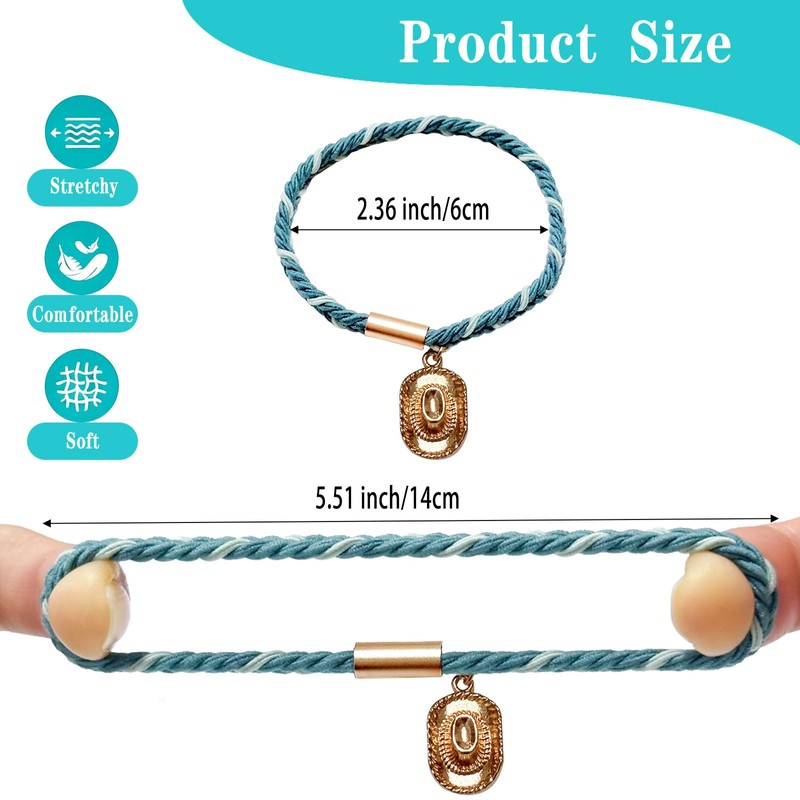 5 PCS Hair Ties Bracelet for Women, Stylish Dual-Use Braided