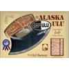 Alaskan Inupiat Ulu with Bear & Mountain Etched Birch Handle,