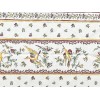 Tissus Toselli French Provencal Coated Cotton Tablecloth Moustiers Birds/Flowers Pink
