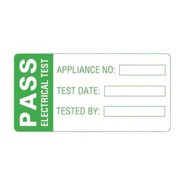 Martindale LAB3 Roll of 500 Pass PAT Test Labels, Large