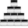 10 x Mini Glass Jars 15 ml Empty Cream Jars