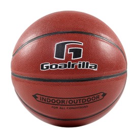 Goalrilla Indoor/Outdoor Men's Regulation Size Basketball with Composite Cover and Incredible Durability, Size 7