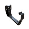 5 x Black Square Fascia Gutter Brackets, Freeflow 114mm Rain