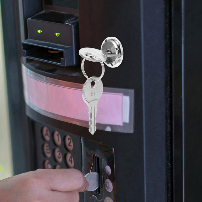 1 Set of Vending Machine Top Lid Lock and Key