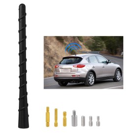 SZSAUTO Vehicle Radio FM AM Antenna 7inch,Rubber Car Antennae Mast Replacement Compatible with Ford Dodge Hyundai Nissan Kia Infiniti