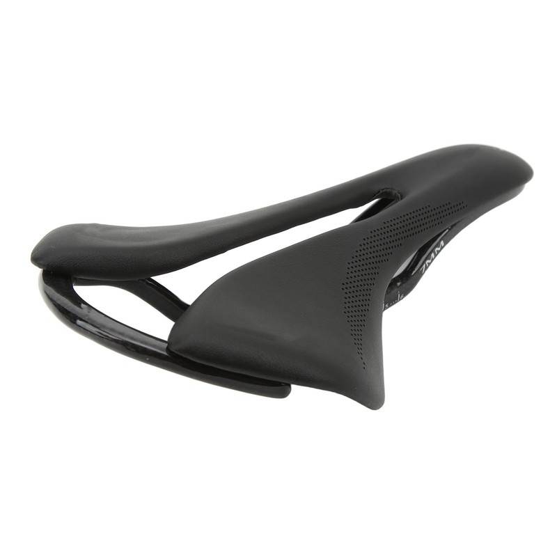 Carbon Fiber Bike Saddle Microfiber Leather Surface Hollow Seat Cushion