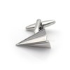 Paper Plane Style Silver Cufflinks