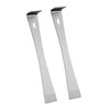 AIXXCUVQ 2pcs/Set Pocket Pry Bar Stainless Steel Flat Bar for