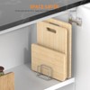 KORRTFID Cutting Board Organizer Stand Holder,304 Stainless Steel Chopping Board
