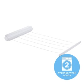 Minky Homecare - VT20600102 5 Line Retractable Clothesline, 72ft, White