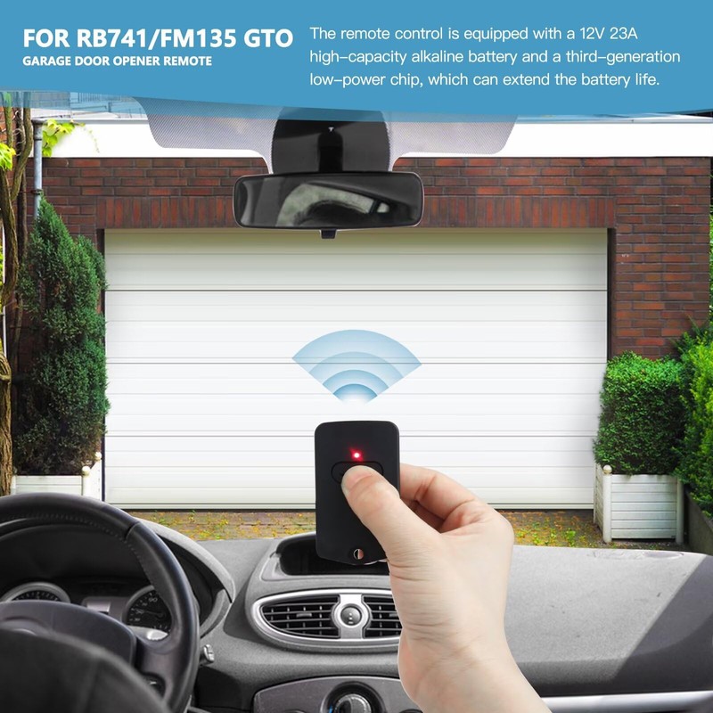 2025 MIFADLE for Mighty Mule/GTO Remote 4-Pack - 318MHz Fixed